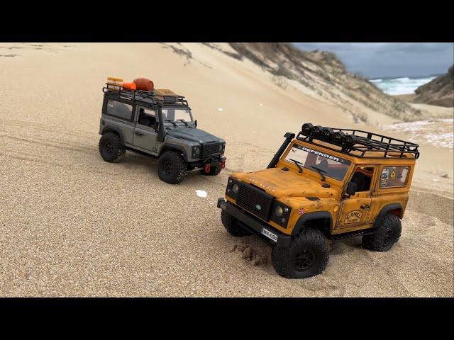 1/12 Off Road RC | MN99S D90 & MN98 D90 - Rocky Beach Driving