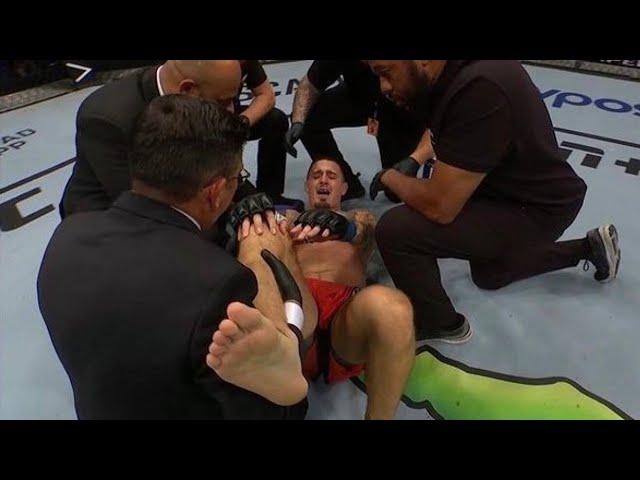 TOM ASPINALL vs CURTIS BLAYDES | UFC Fight Night - FULL FIGHT "Aspinall Knee Injury"