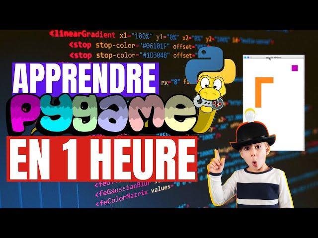 Code ton premier jeu avec Python & Pygame [TUTO COMPLET DÉBUTANT]