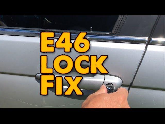 DIY BMW E46 door Lock Fix - 330i lock core repair