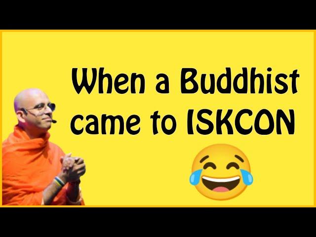 When a Buddhist came to ISKCON #shorts #buddhist