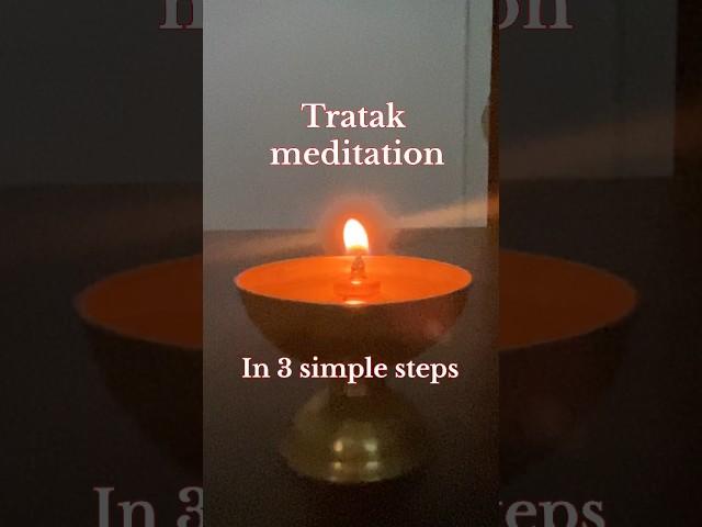 Tratak Meditation in 3 simple steps #meditation #tratak #kriya #eyes #yogaforeyes #guidedmeditation