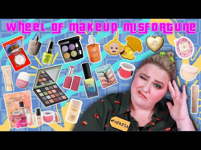 New Makeup is a DISASTER | Wheel of Makeup Misfortune | # 5