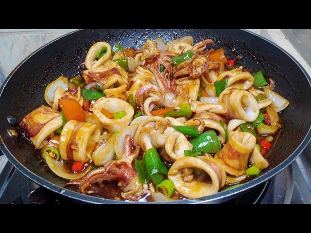 Gawin mo ito sa Pusit! Super Easy, Hindi Makunat at Panalo sa Sarap! #spicysquid