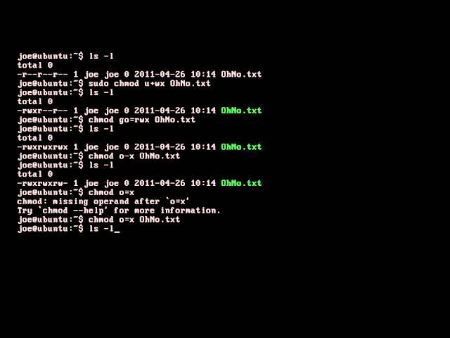 Linux Terminal - File Permissions! (Chmod, Chown and Chgrp)
