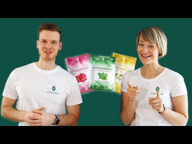 kräuterkraft smooteas® – Genieße deinen Kraftmoment! startnext Pitch #crowdfunding #foodstartup