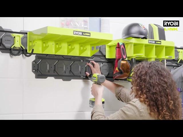 Endless Customisation options with the RYOBI® LINK™ Modular Storage System