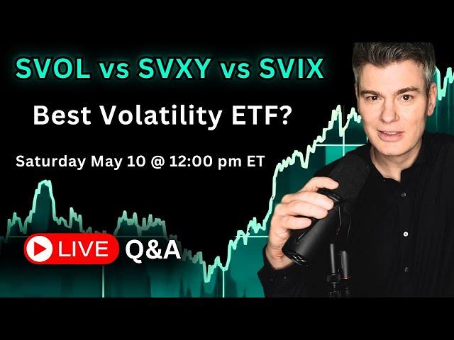 Best Short Volatility ETF?  SVOL vs SVXY vs SVIX  -  Ep.106