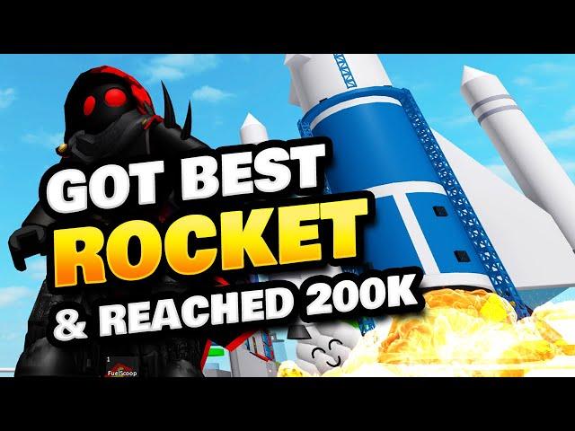 Got the Best Rocket in 3-2-1 Blast Off Simulator on Roblox (Sky Dragon)