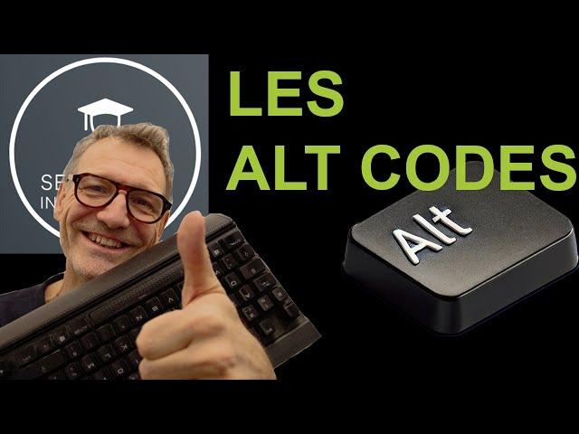 Découvrez les ALT CODES sur PC