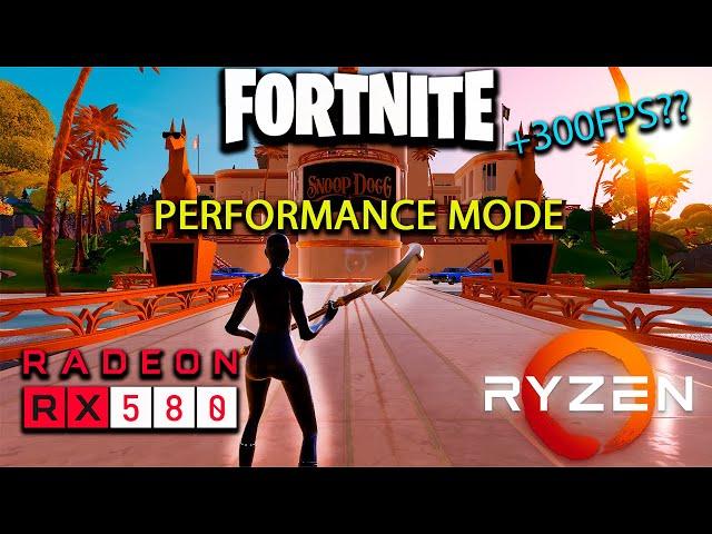 Fortnite Chapter 2 REMIX : Modo Rendimiento | RX 580 8GB | Ryzen 5 5600X