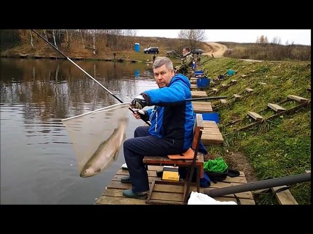 Ловля Форели. Спортзона. Савельево на Ленинградке. 21.10.18г.