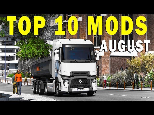 TOP 10 ETS2 MODS - AUGUST 2024 | Euro Truck Simulator 2 Mods