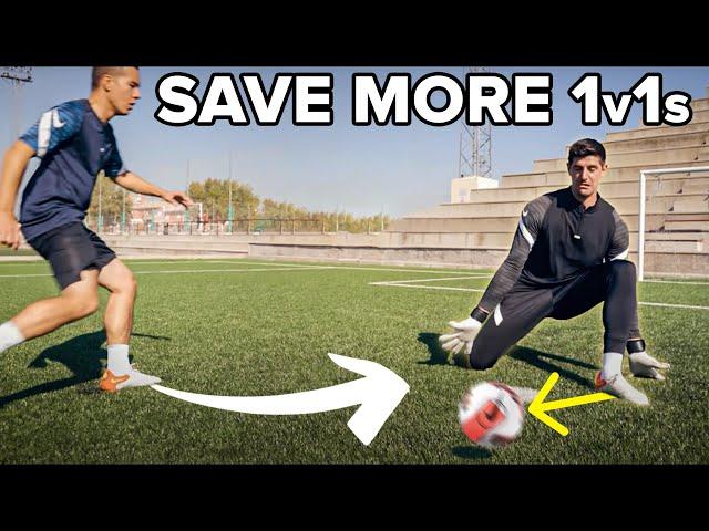 ULTIMATE 1v1 saving goalkeeper tutorial by Courtois