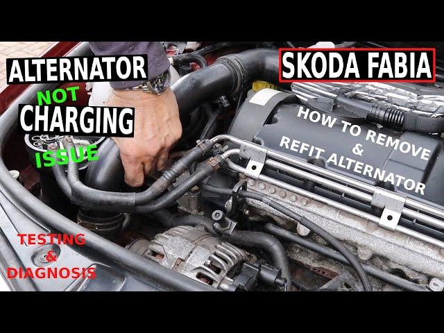 SKODA FABIA ALTERNATOR FIX Testing& Diagnosis 1.9 PD Mk 1 00-07