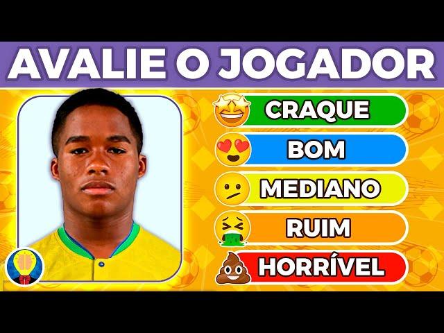 AVALIE OS JOGADORES DE FUTEBOL da Copa América | Faça a sua LISTA do NÍVEL de Habilidade deles