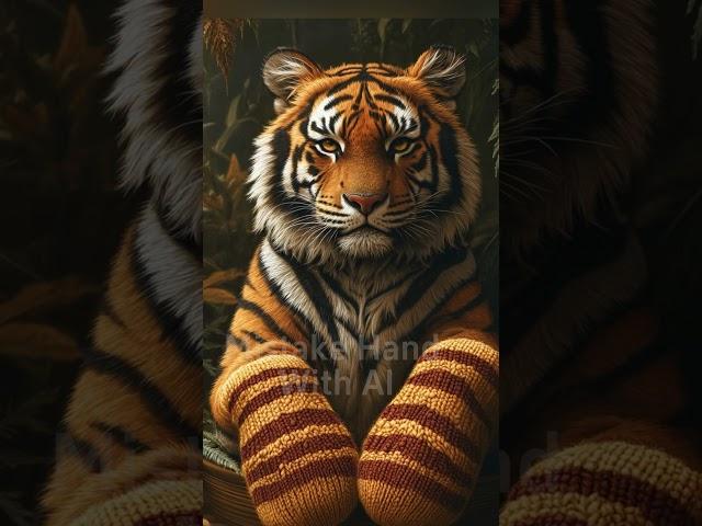 I let the tiger wear socks, visual fusion