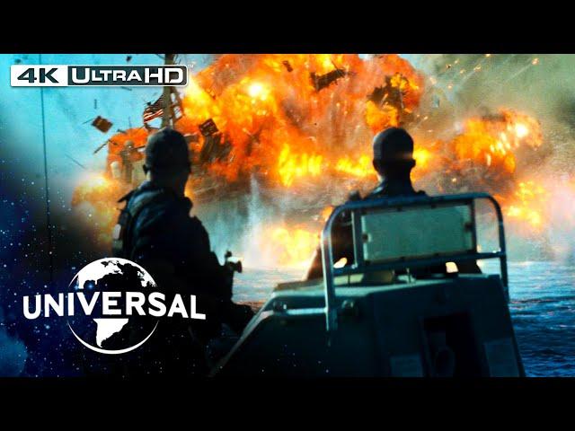 Battleship | First Fight With the Aliens in 4K HDR