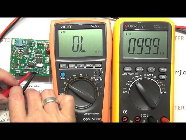 Review: Part 1 - Vichy VC97 vs Victor V97 Multimeter