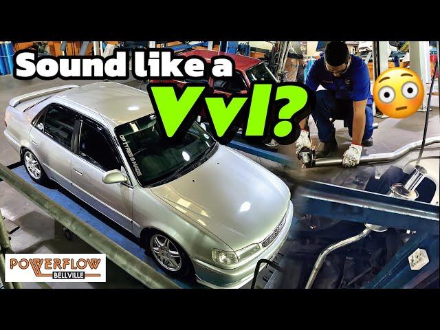 Exhaust upgrade on my Corolla 4AFE | IT SOUNDS SO GOOD!!!