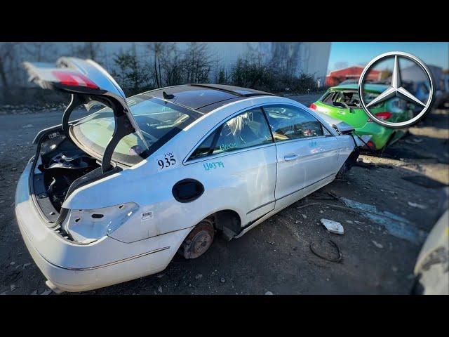 VLOG 20 - Junkyard Tour - Mercedes Benz Parts Searching