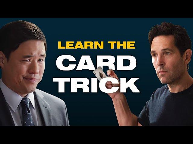 Ant-Man & Jimmy Woo Card Trick Taught by a REAL MAGICIAN