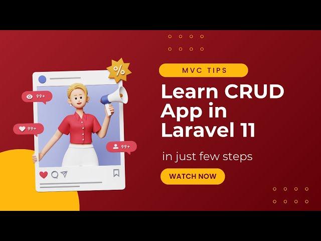 Laravel 11 Post crud project with image upload (Create, Read, Update, Delete) #phpcrud