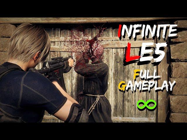 INFINITE LE5 ONLY! | Full Gameplay | PROFESSIONAL | Resident Evil 4 Remake.