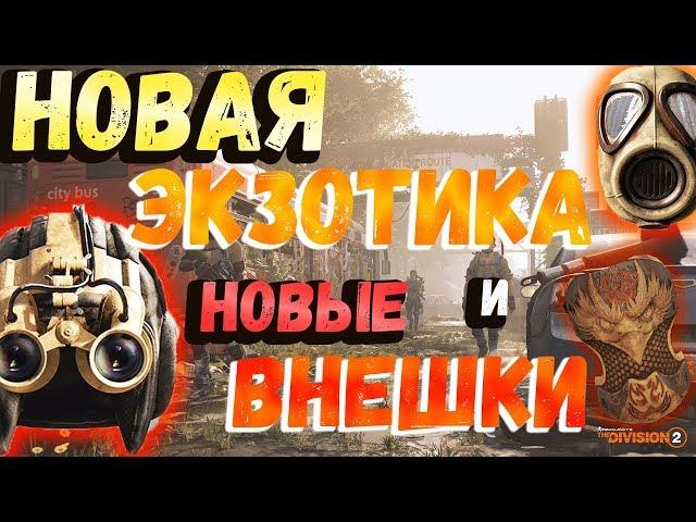 DIVISION 2 НОВЫЕ ЭКЗОТИЧЕСКИЕ НАКОЛЕННИКИ | НОВАЯ ВНЕШКА