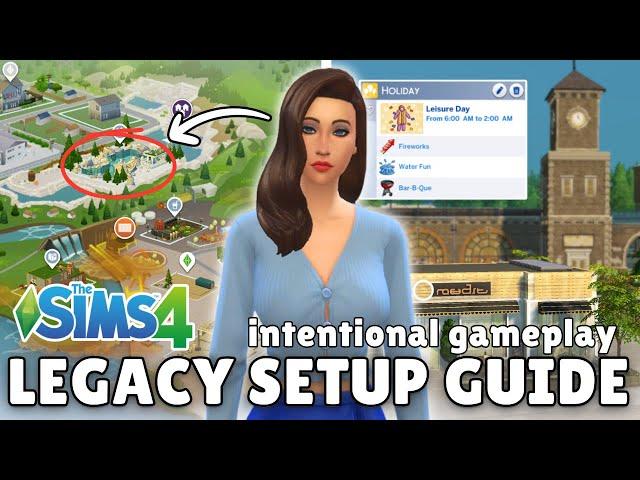 How To Start A Sims 4 Legacy Challenge (3-Step Intentional System)