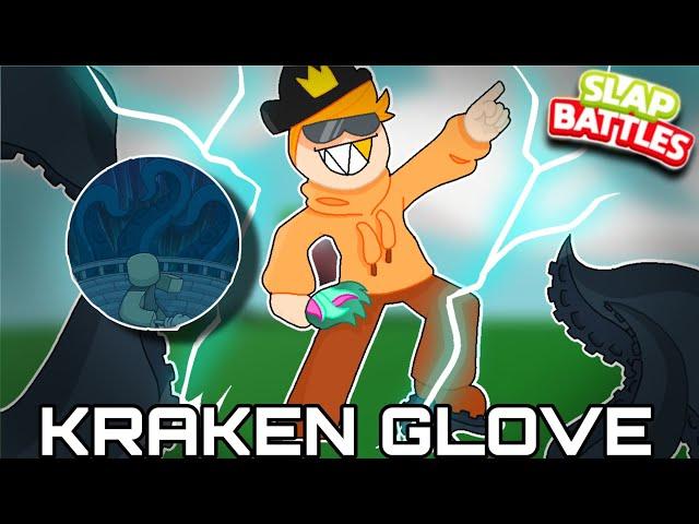 NEW Kraken Glove Showcase And How To Get "Escape The Abyss" Badge?? | Slap Battles Roblox