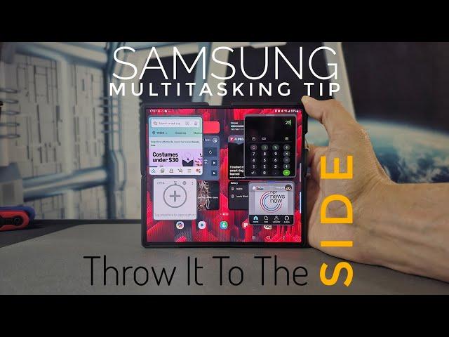 ●Samsung Multitasking Tip | Throw It To The Side!