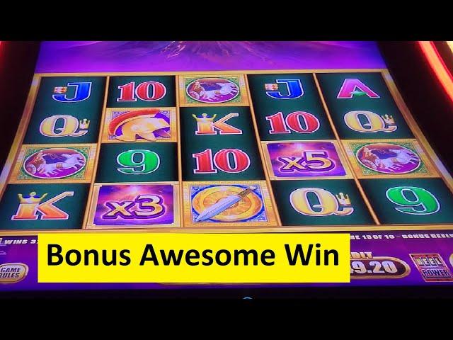 Super Big Win on Amazing Bonus Win! Pompeii Rising Jackpots by Aristocrat