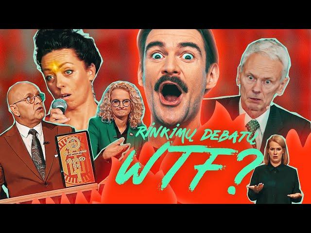 RINKIMŲ DEBATŲ WTF??? | Debatai | Rinkimai | SEIMAS 2024 | Paul de Miko