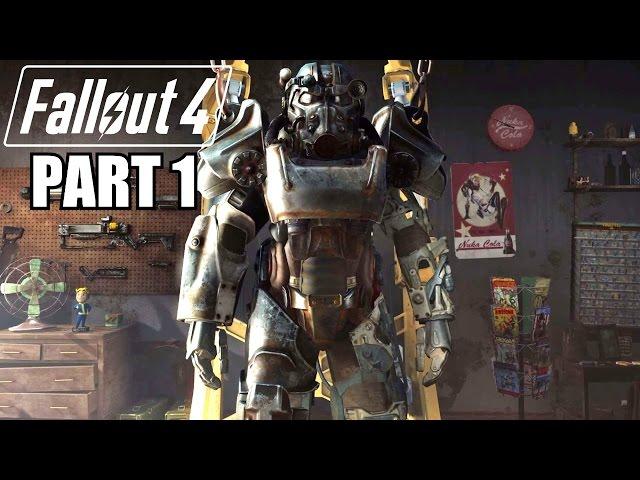 Fallout 4 Gameplay Walkthrough Part 1 - Mission 1 / Character Creation - Xbox One 1080P