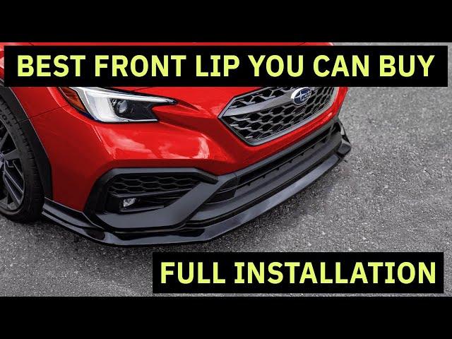 The Best Front Lip For The 2022+ Subaru WRX [Full Installation]