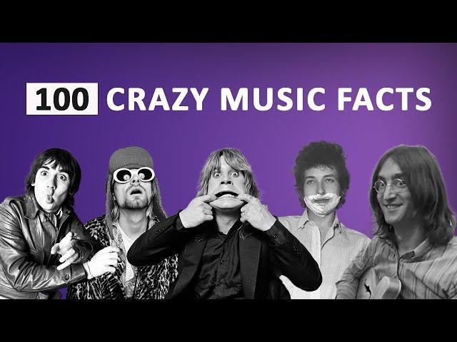 100 Crazy Facts About Music Everyone Should Know!