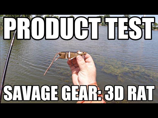 PRODUCT TEST: Savage Gear 3D Rat Largemouth Bass Fishing