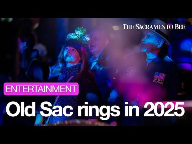 Old Sacramento welcomes in 2025 with New Year's Eve fireworks show