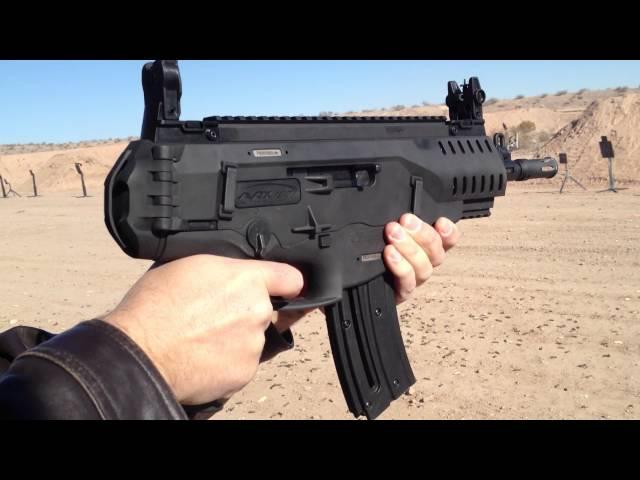 Firing the Beretta ARX-160 at SHOT Show