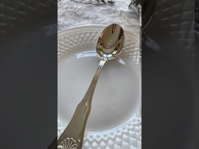 Серебряная столовая ложка «Визит»
