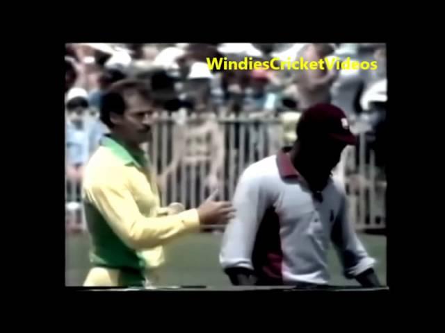 Viv Richards vs Denis Lillee Confrontation