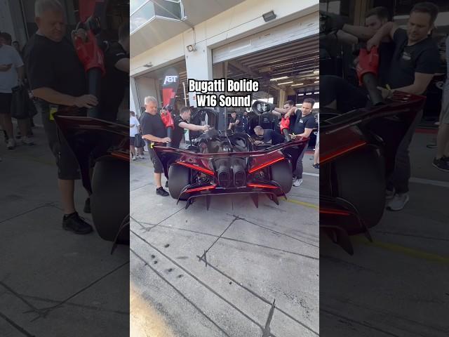 Bugatti Bolide W16 Sound  insane flyby #bugatti #shorts #bolide #exhaust #supercar