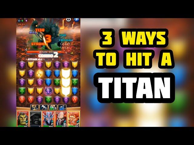 Three Ways to Hit a Titan - 12-star green