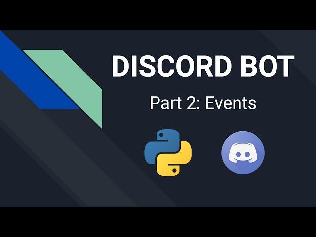 Discord Bot mit Python programmieren | Part 2: Events | Pycord Tutorial Deutsch