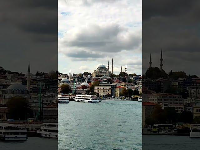 Istanbul from Galata Bridge #shorts