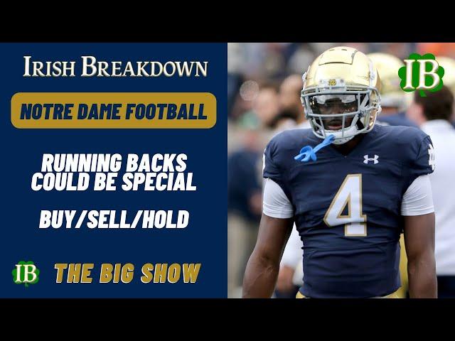 Notre Dame Running Backs Could Be Special - Buy/Sell/Hold