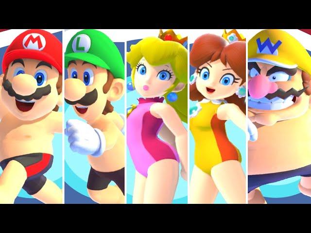 Mario & Sonic at the Olympic Games Tokyo 2020 - Swimming (All Characters)