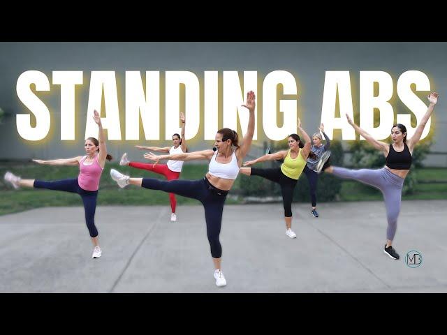 30 MIN Standing Abs Cardio Workout | Low Impact  | No Jumping | Toned Waist | NO REPEAT