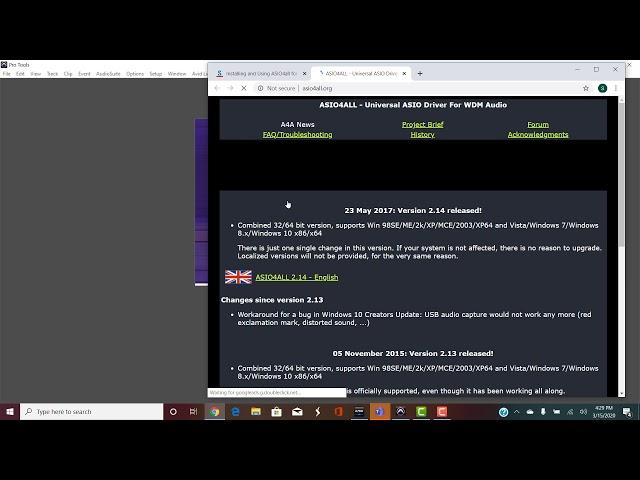 Pro Tools Windows Troubleshooting-ASIO Install